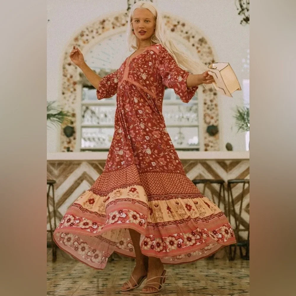 Spell & the Gypsy Portobello Gown Dress size XS New with Tags - Picture 2 of 14
